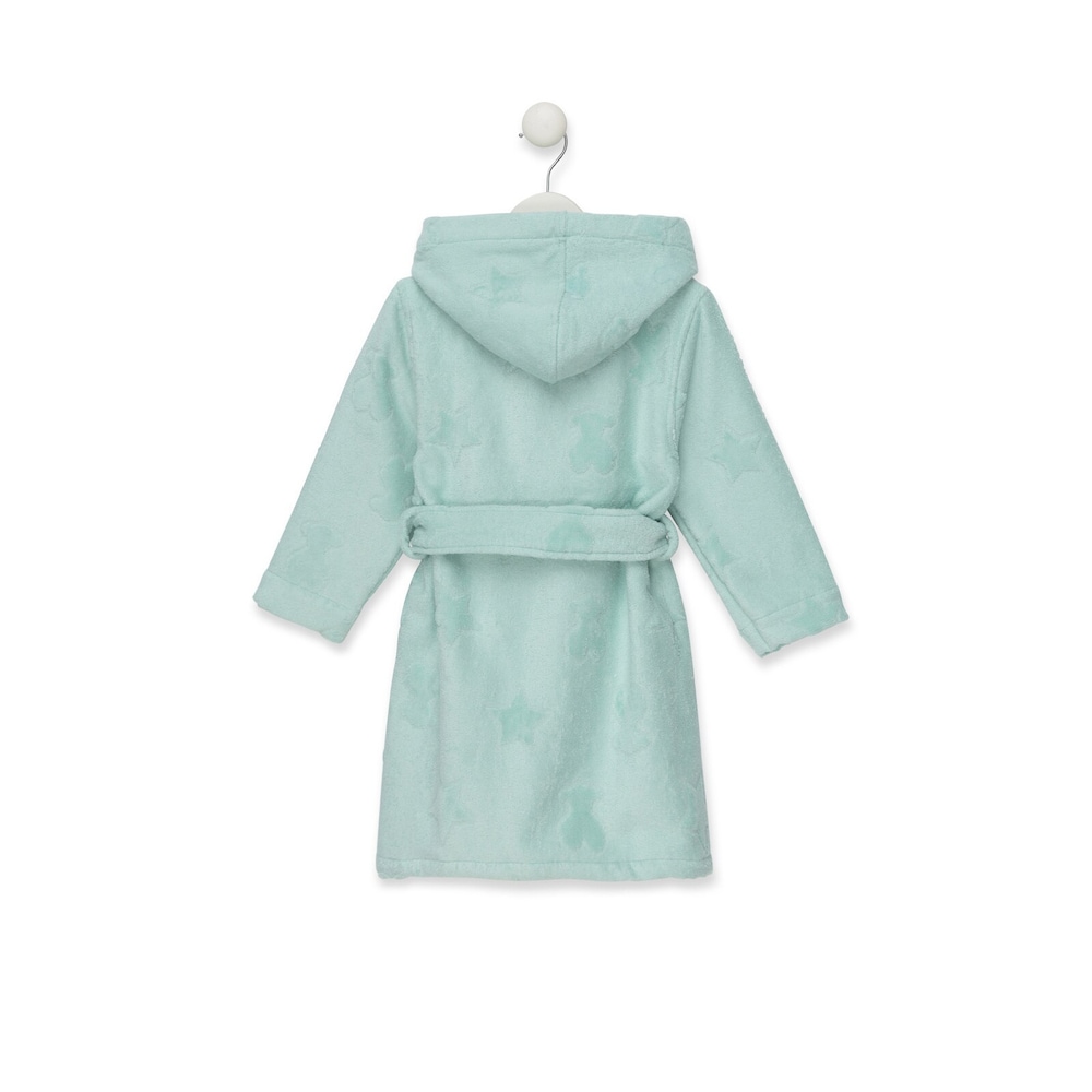 Szlafrok kąpielowy frotte Rus MS w kolorze mgły