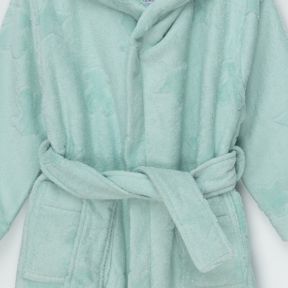 Szlafrok kąpielowy frotte Rus MS w kolorze mgły