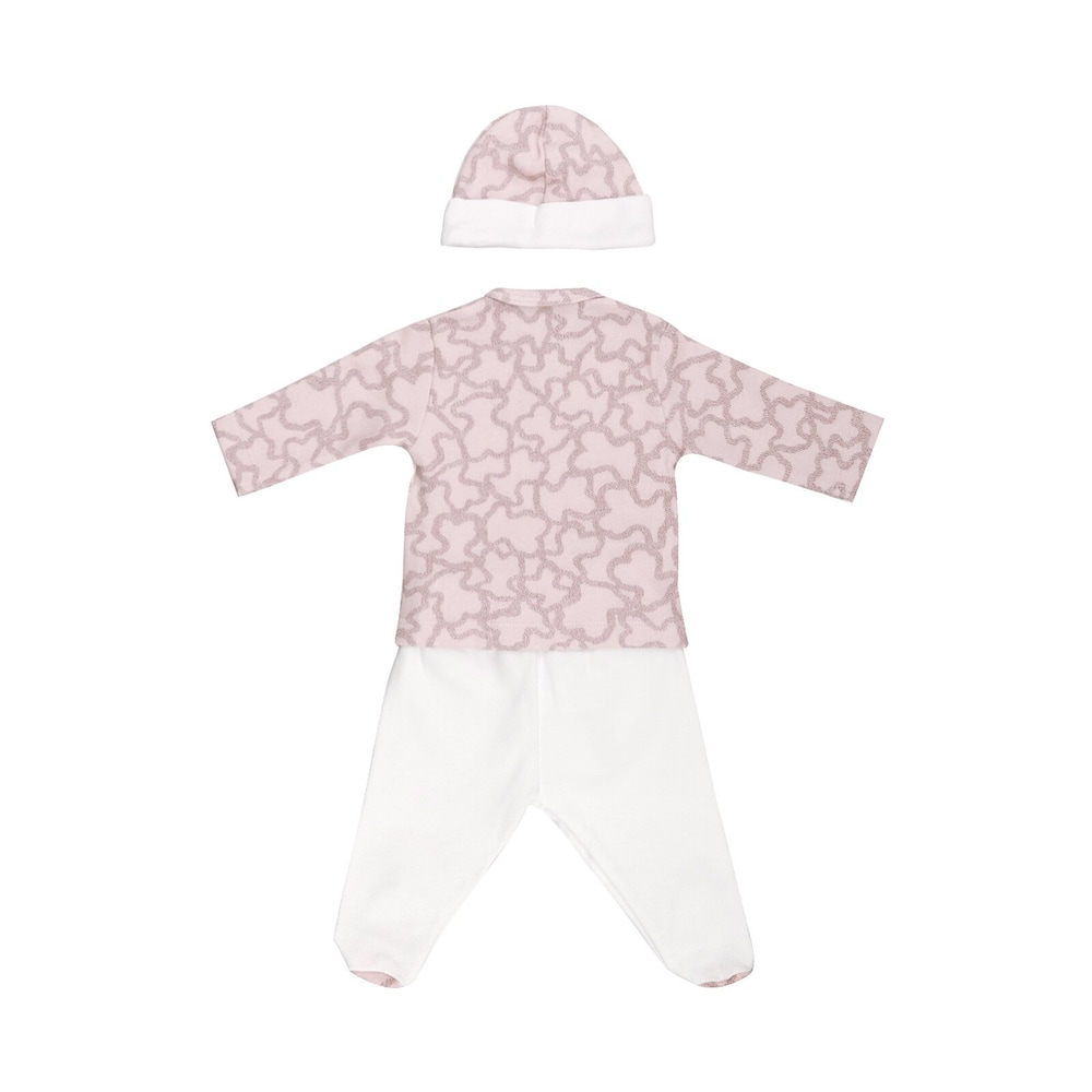 Conjunto reci&eacute;n nacido Home Kaos Rosa