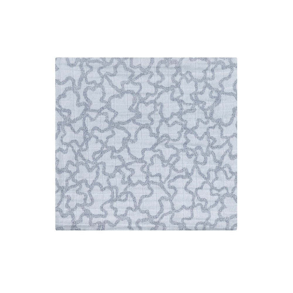 Muselina grande Kaos Azul Celeste