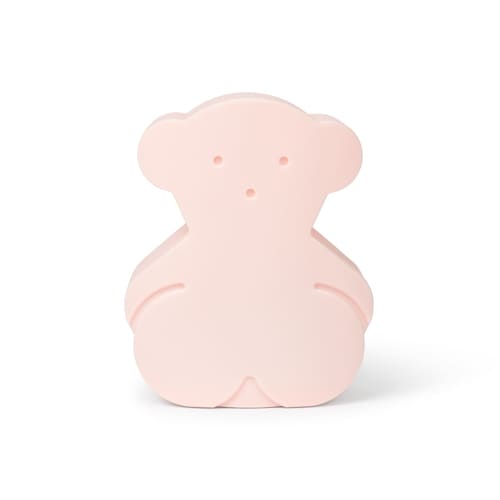 Cute bear-shaped night light in pink