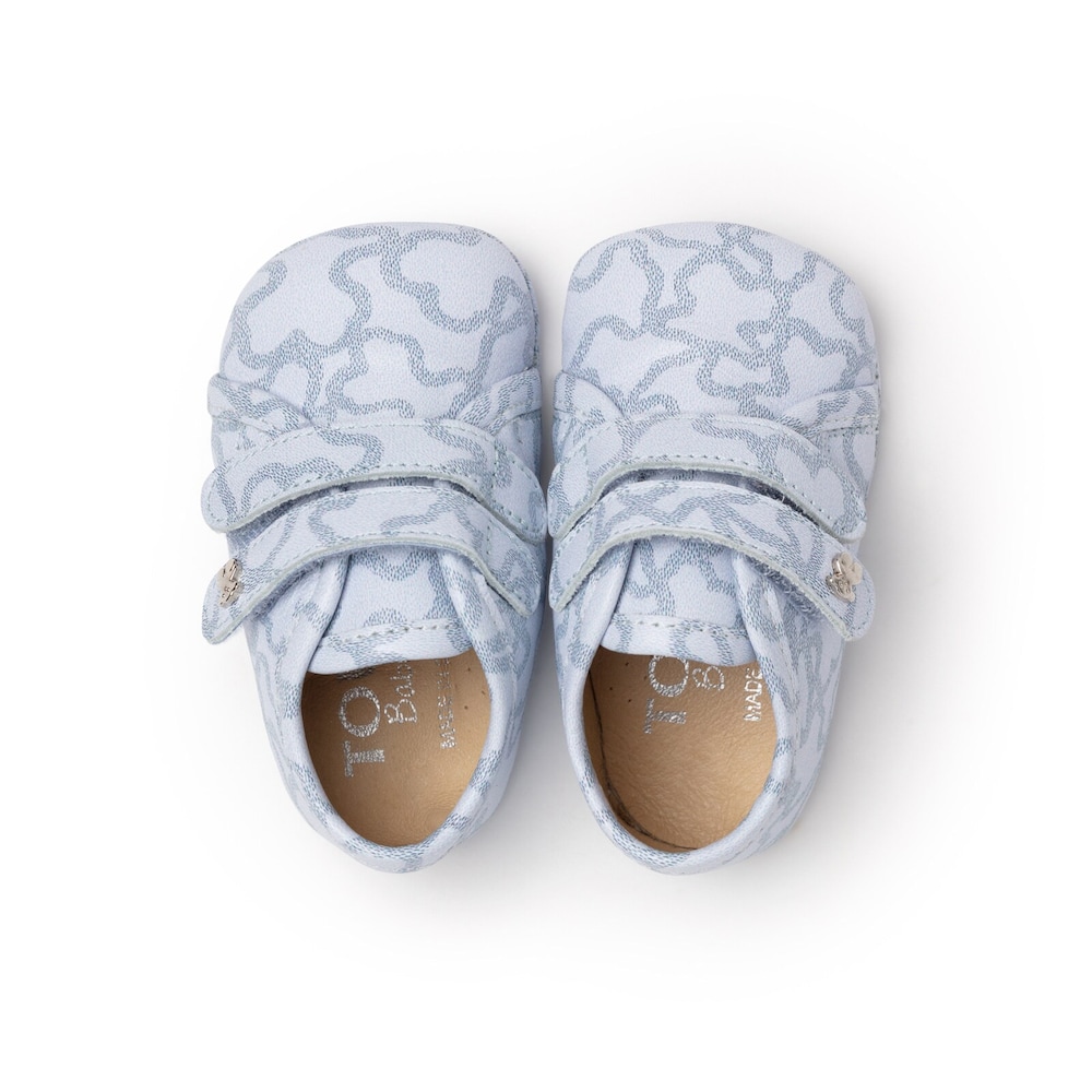 Leather sports shoes Kaos Sky Blue