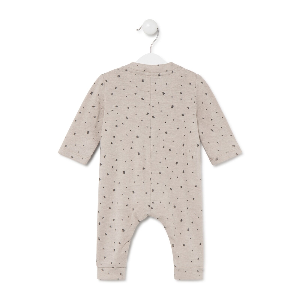 Babygrow microestampado Brown Castanho