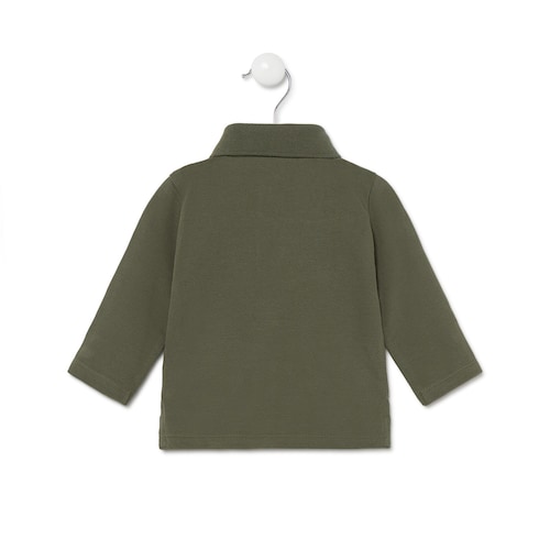 Polo Estrela/Urso Casual Caqui image number 0