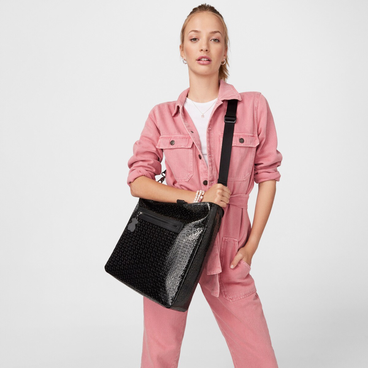 Black Lindsay Shopping bag