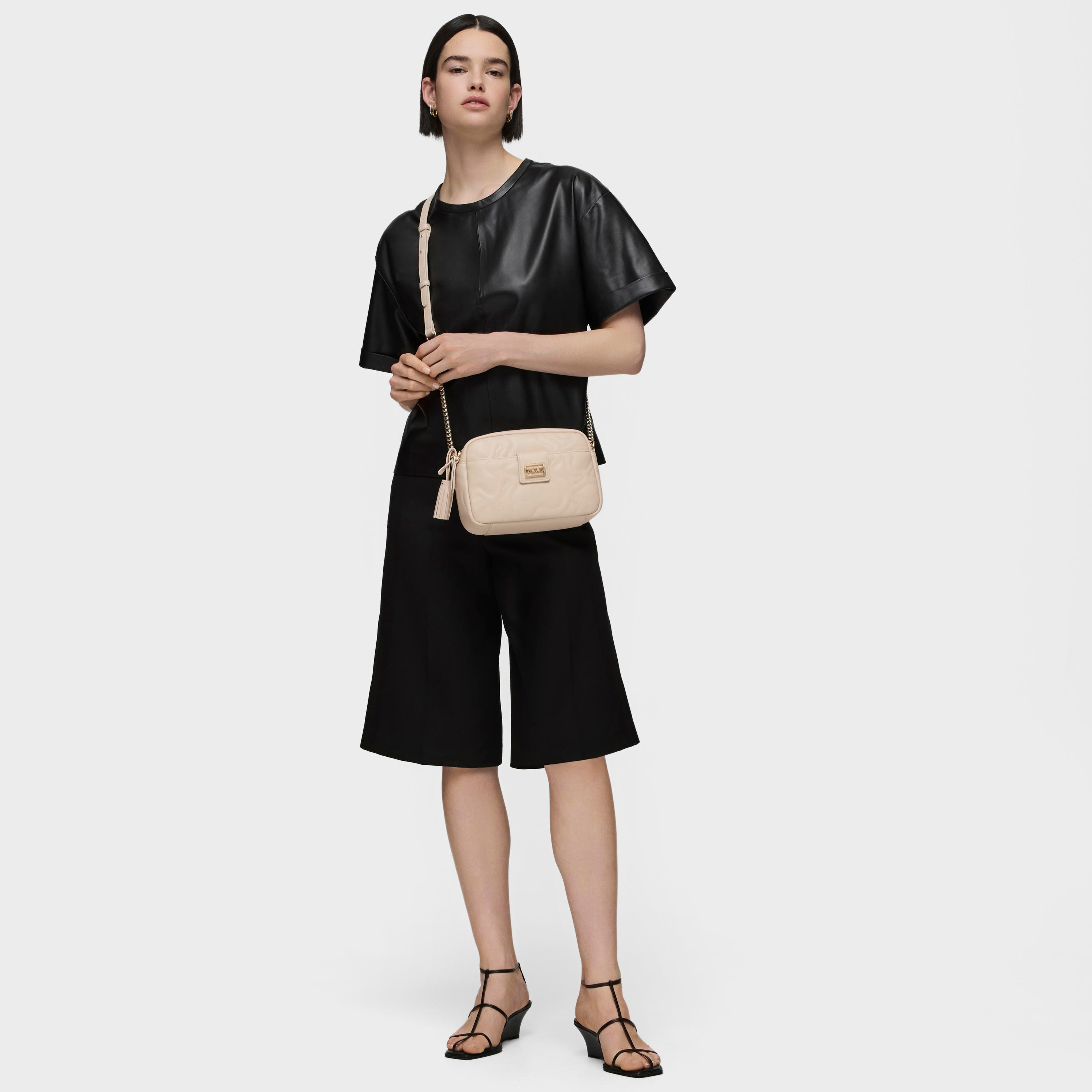 Small beige Kaos Dream Crossbody bag