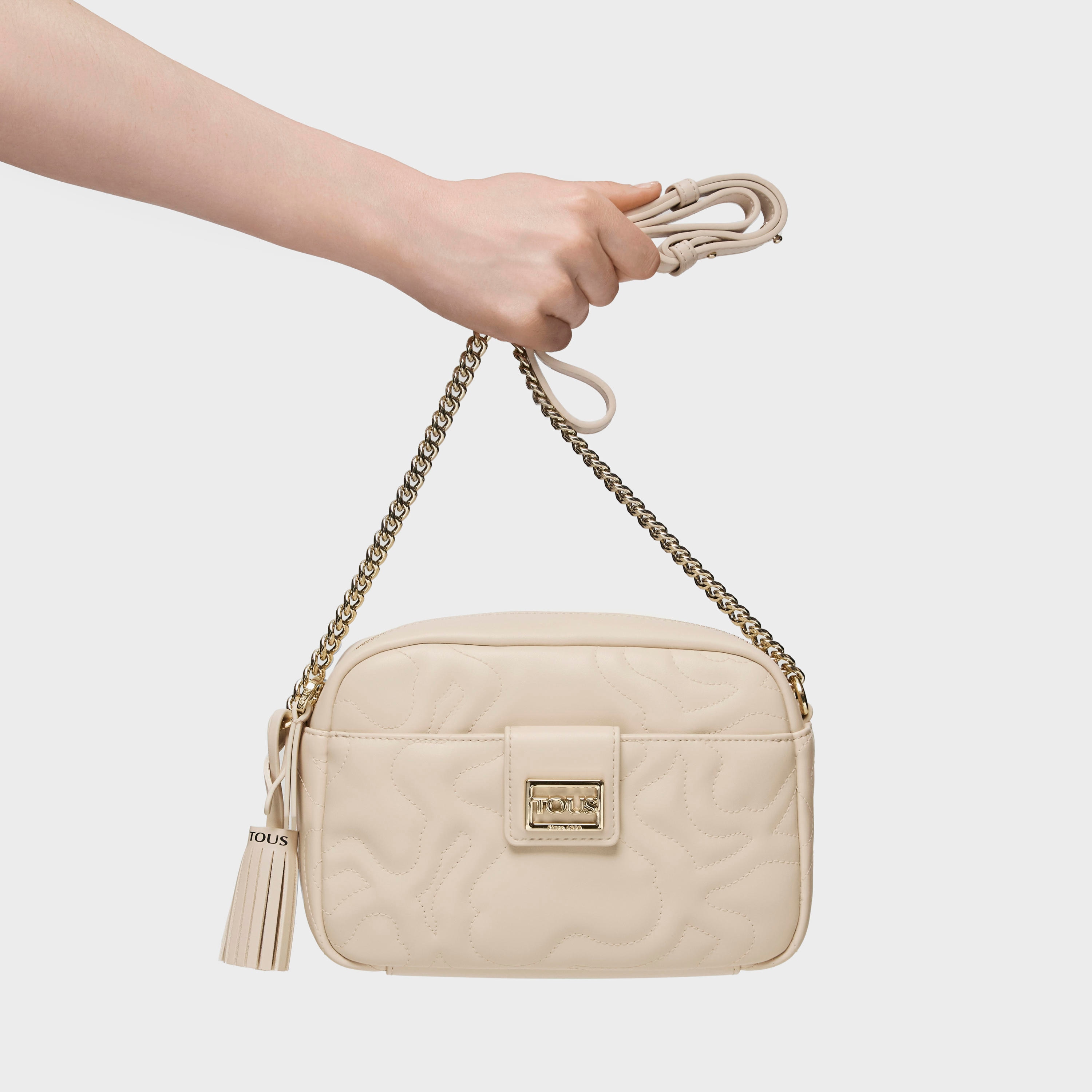 Small beige Kaos Dream Crossbody bag