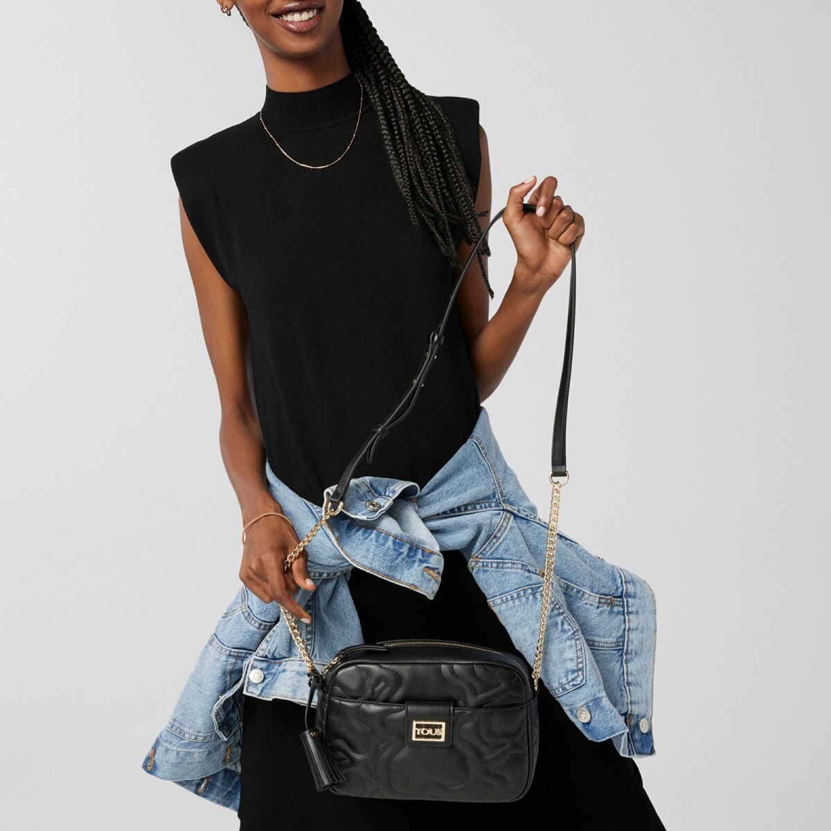 Small black Kaos Dream Crossbody bag