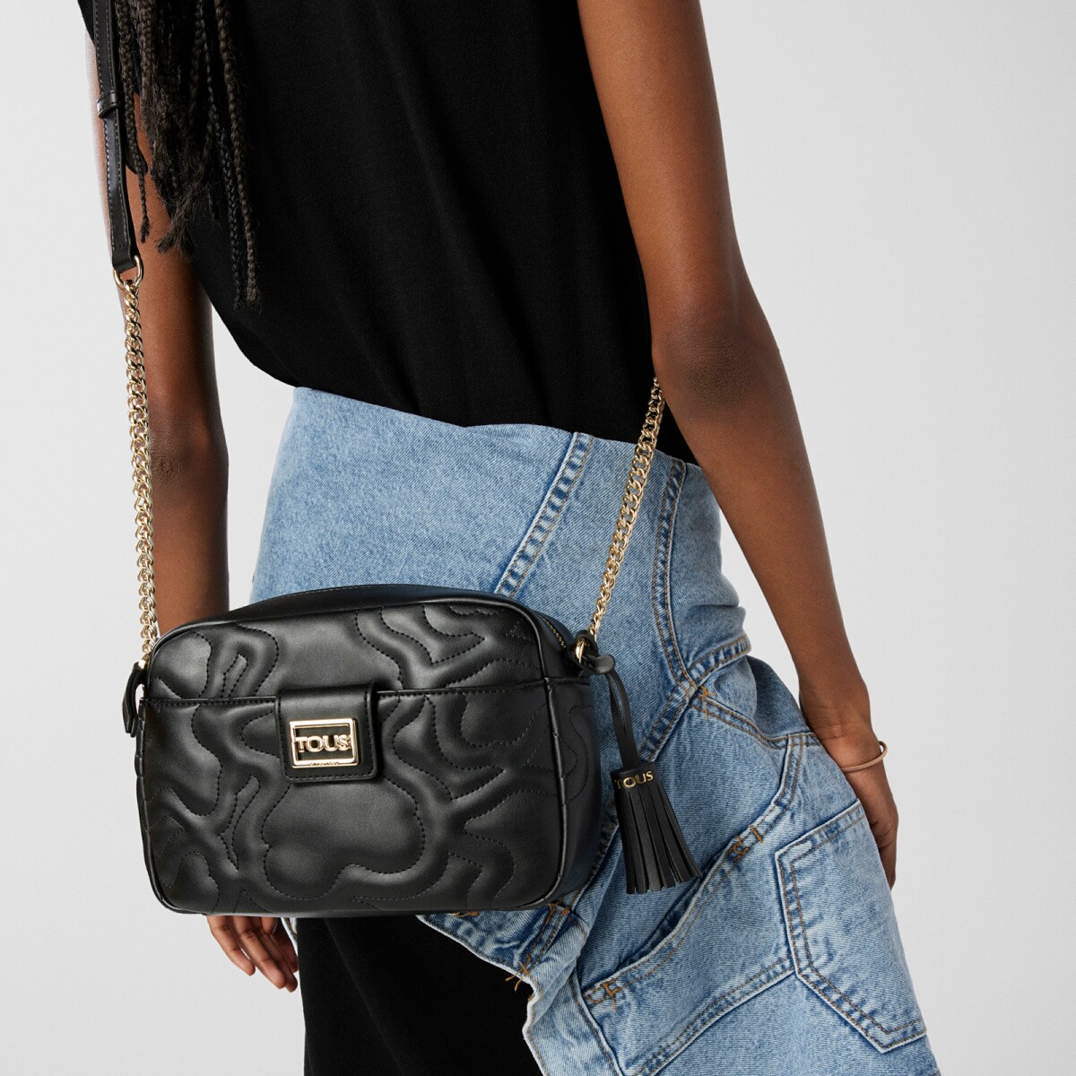 Small black Kaos Dream Crossbody bag