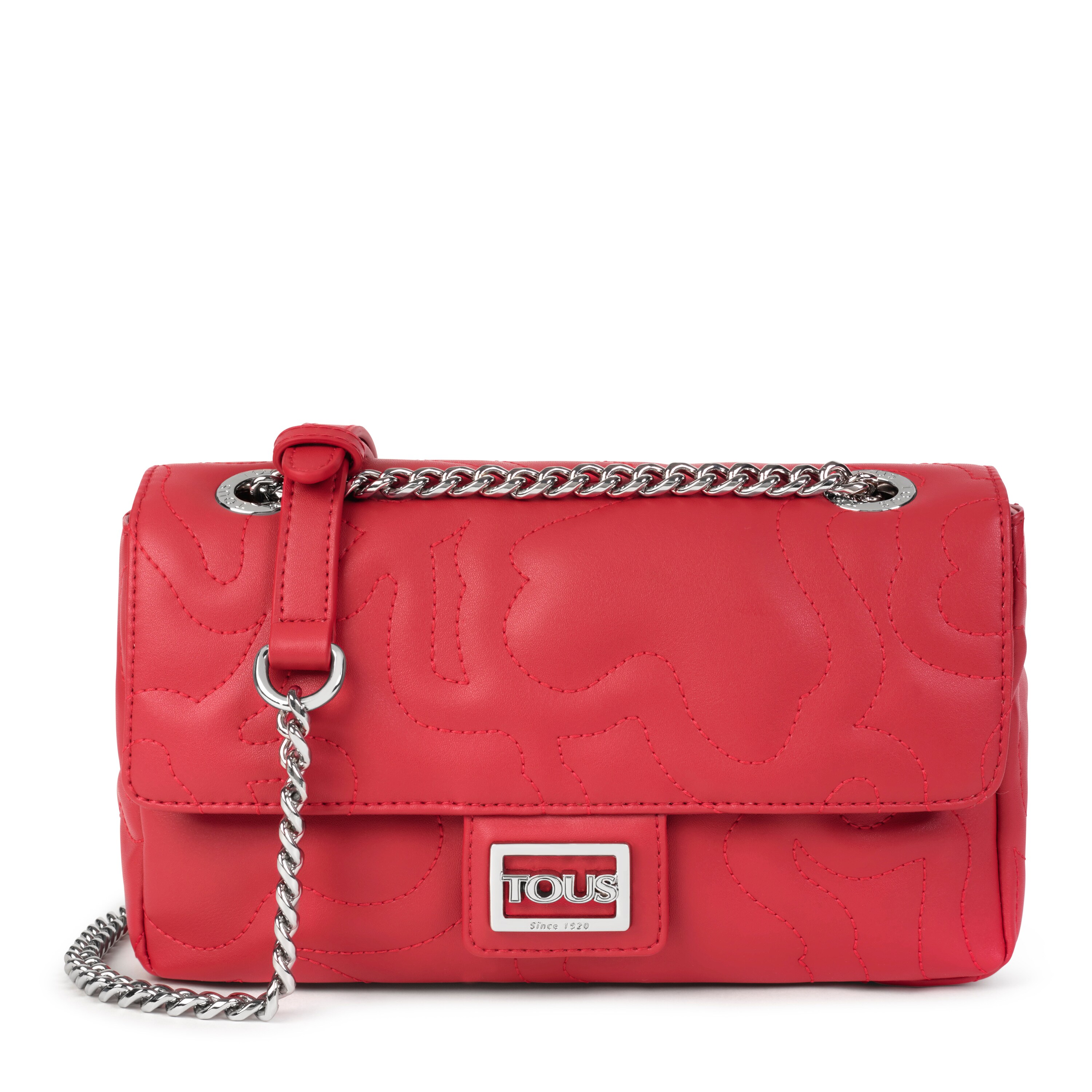 Small red Kaos Dream Crossbody bag with flap