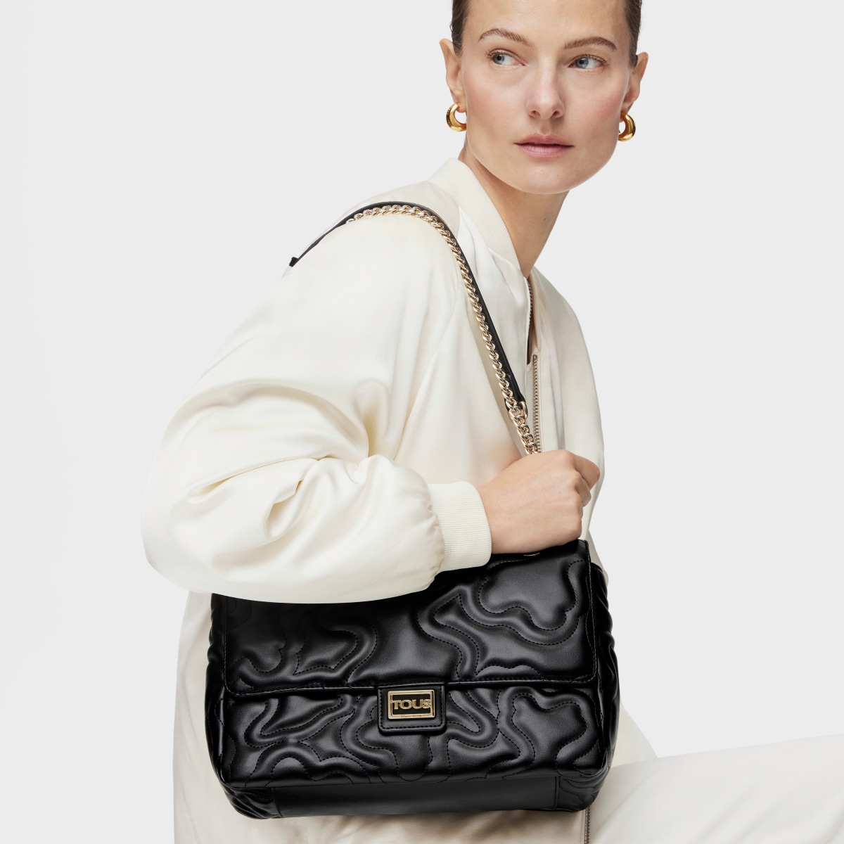 Medium black Kaos Dream Crossbody bag with flap