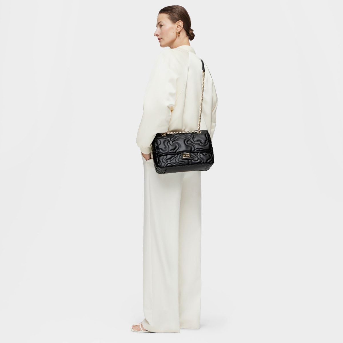 Medium black Kaos Dream Crossbody bag with flap