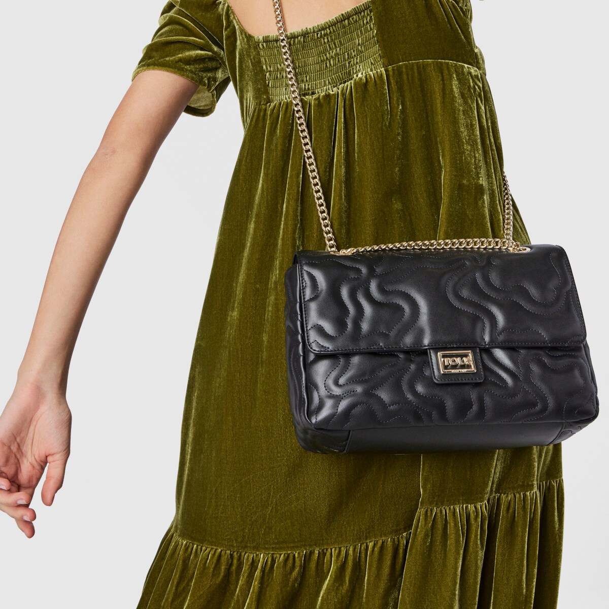 Medium black Kaos Dream Crossbody bag with flap