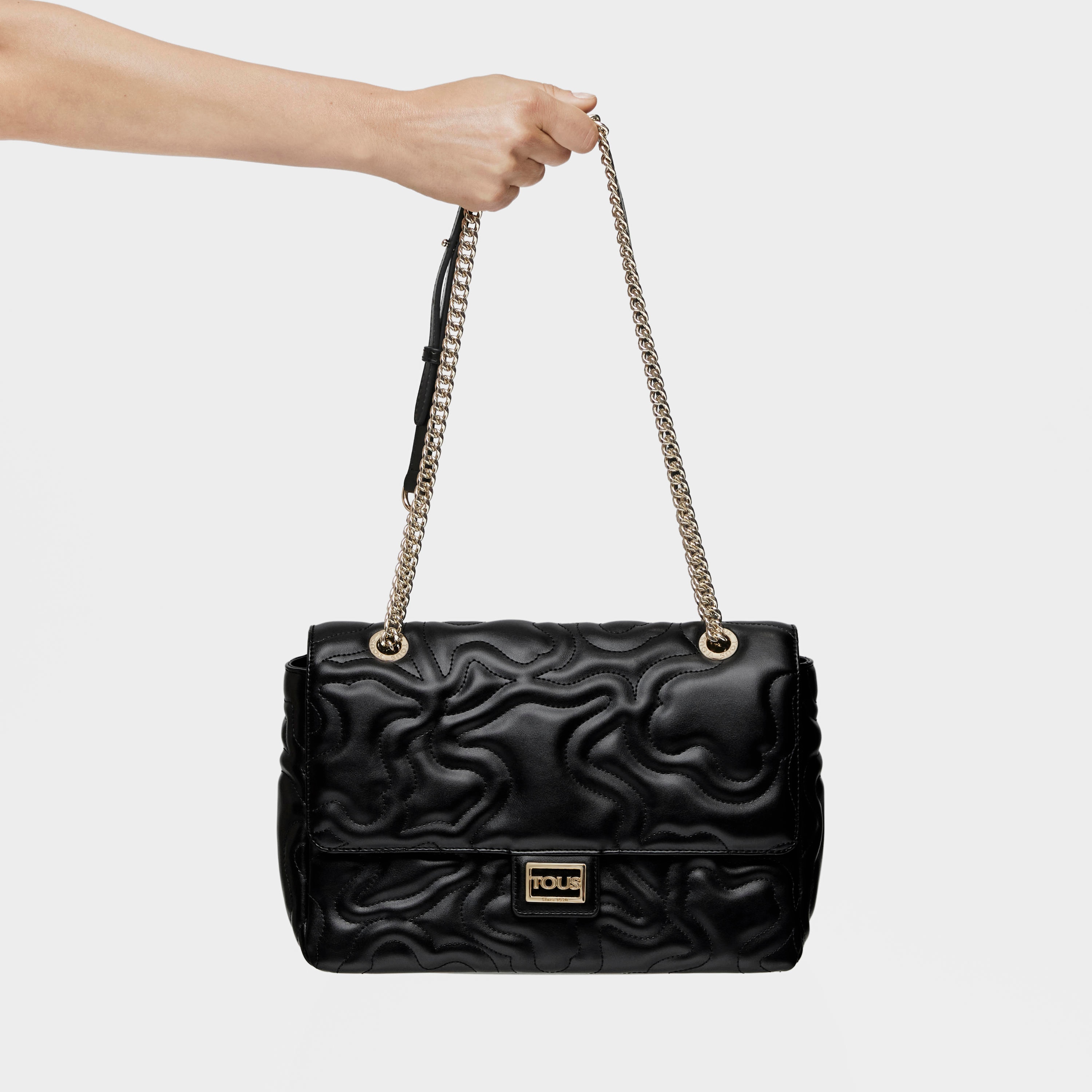 black Kaos Dream Crossbody bag with flap