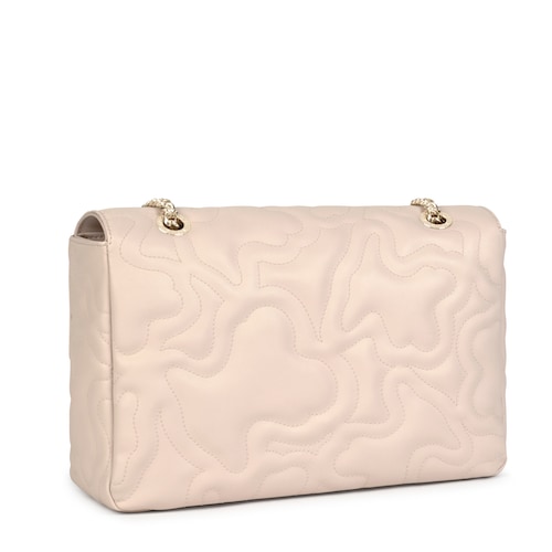 Medium beige Kaos Dream Crossbody bag with flap