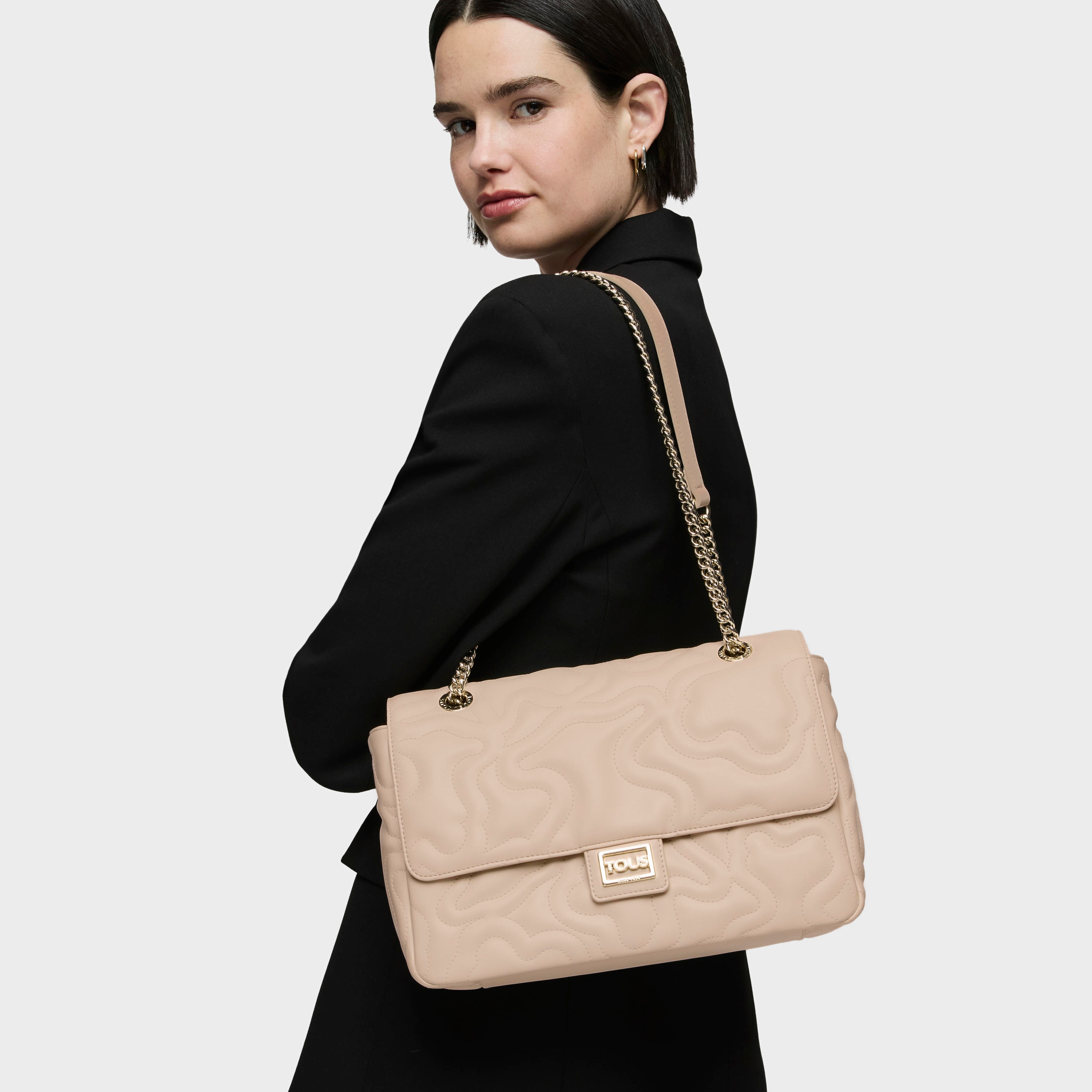 beige Kaos Dream Crossbody bag with flap