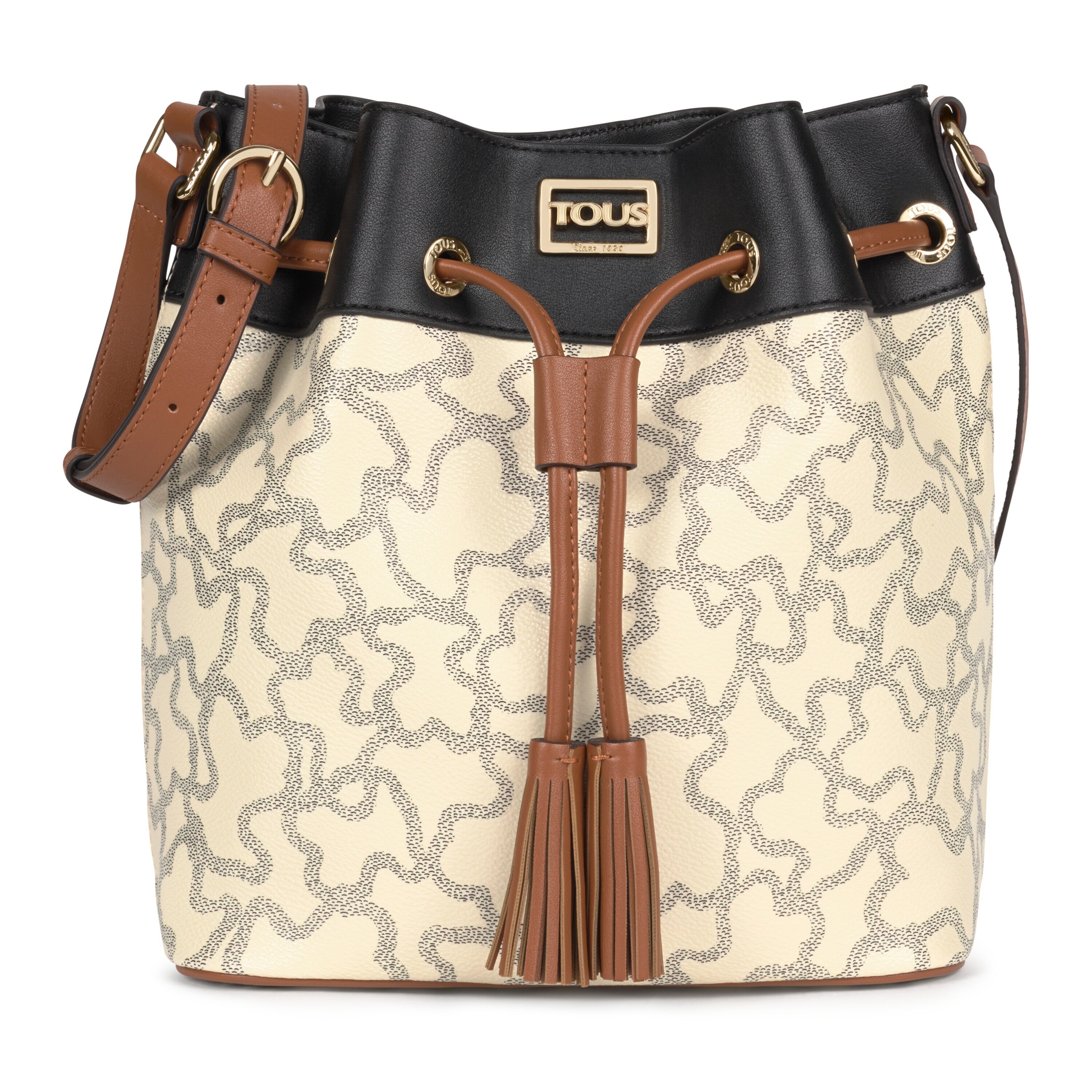 Multi-beige Kaos Icon Bucket bag | TOUS