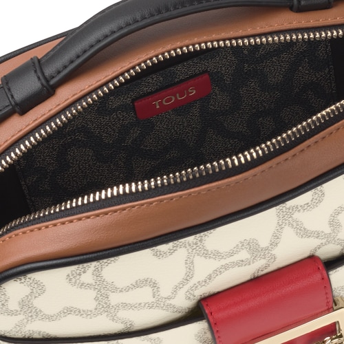 Bandolera reporter Kaos Icon multi beige