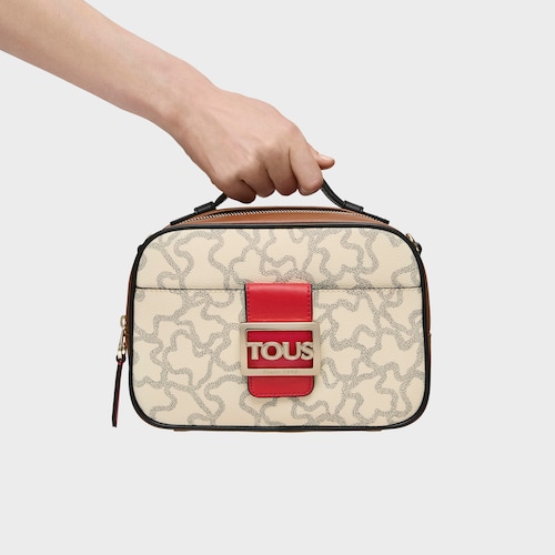 Bandolera reporter Kaos Icon multi beige