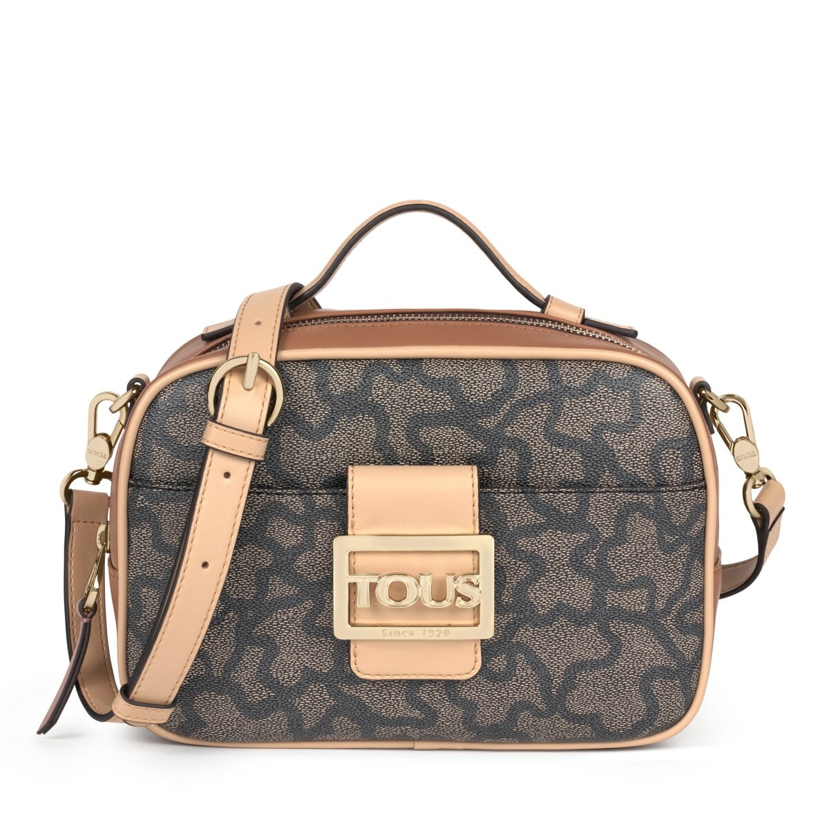 Multi-black Kaos Icon Crossbody reporter bag