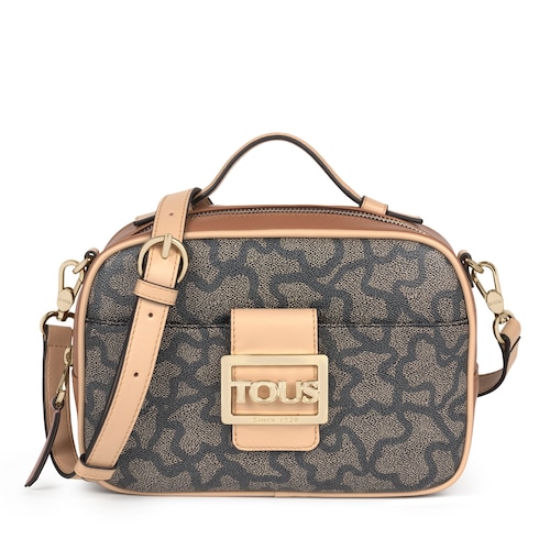 Multi-black Kaos Icon Crossbody reporter bag