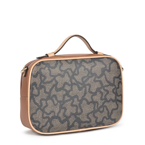 Multi-black Kaos Icon Crossbody reporter bag