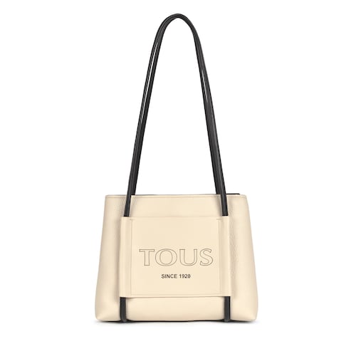 Tous Empire - Torebka City ze sk&oacute;ry w kolorze beżowym image number 0