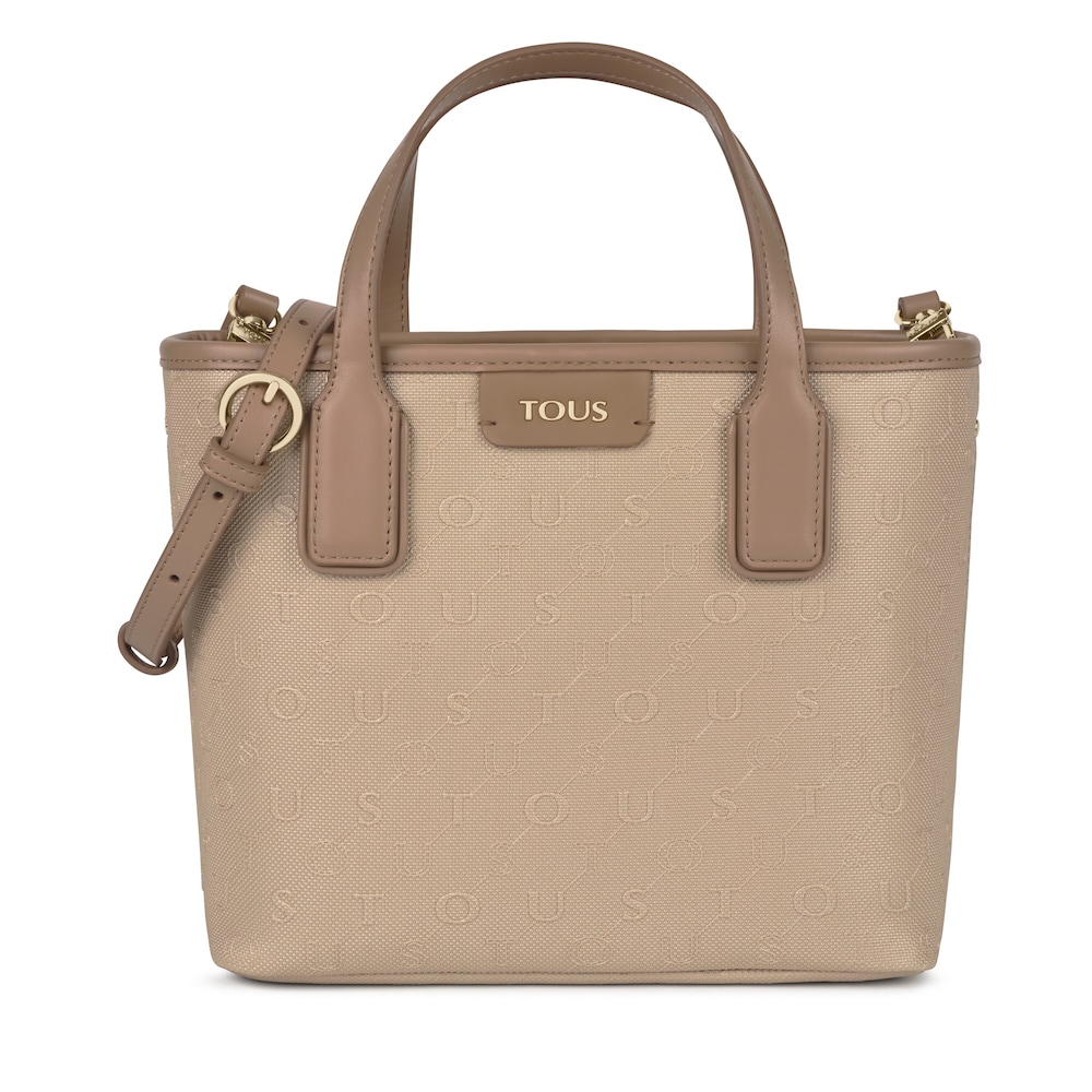 Cabas Script Day petit couleur taupe