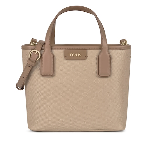 Cabas Script Day petit couleur taupe