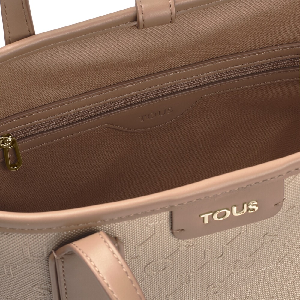 Cabas Script Day petit couleur taupe