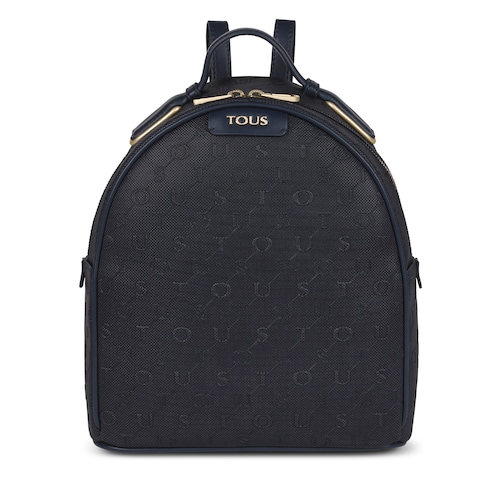 Navy blue Script Day Backpack image number 0