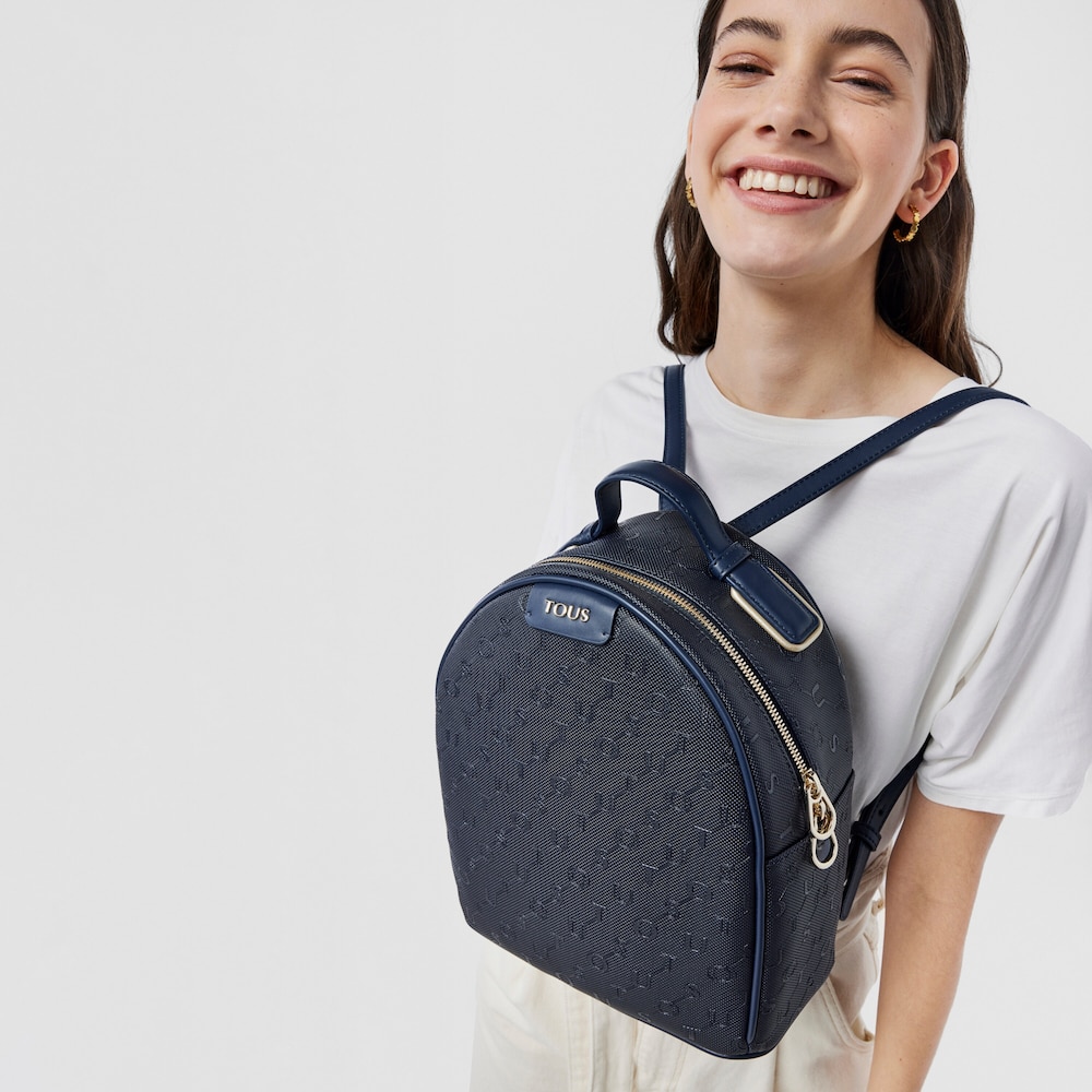 Motxilla Script Day blau mar&iacute;