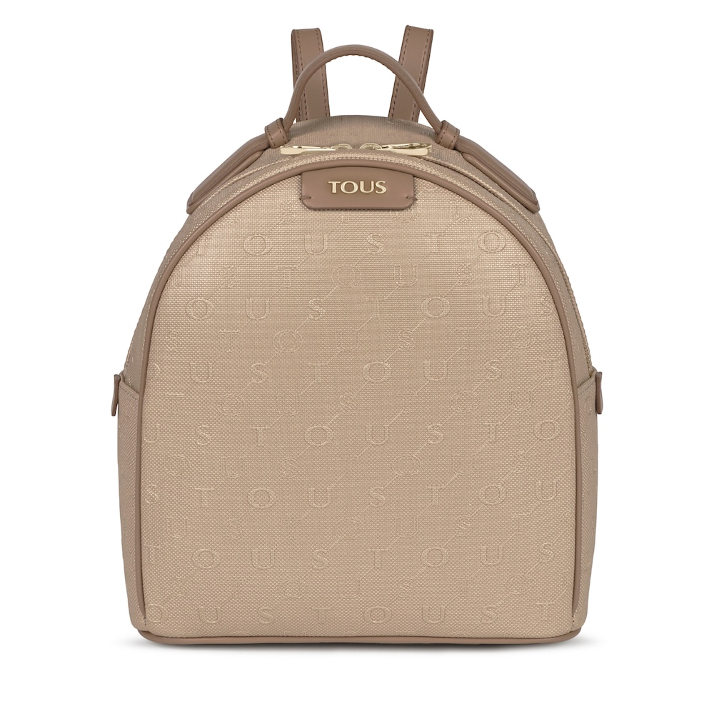 Mochila Script Day em cor toupeira