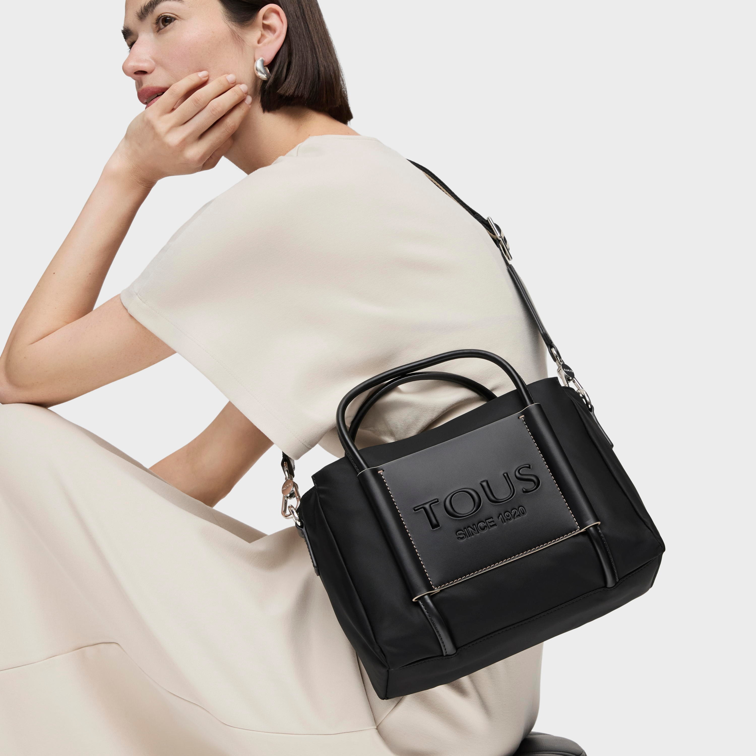 Medium black Empire Soft City bag