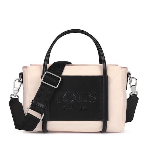 Medium nude colored Empire Soft City bag