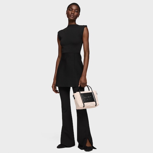 Medium nude colored Empire Soft City bag