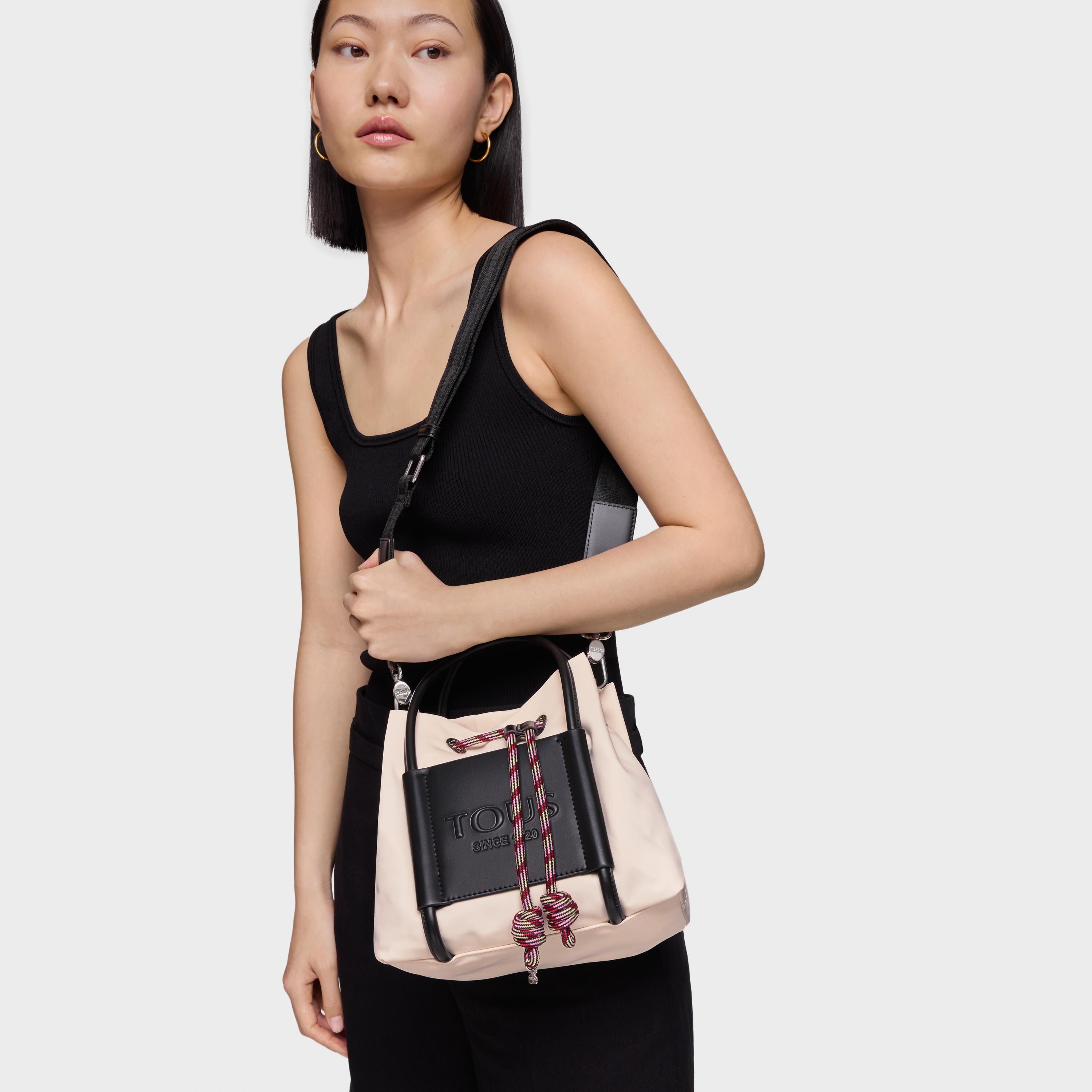 Nude colored Empire Soft One shoulder bag