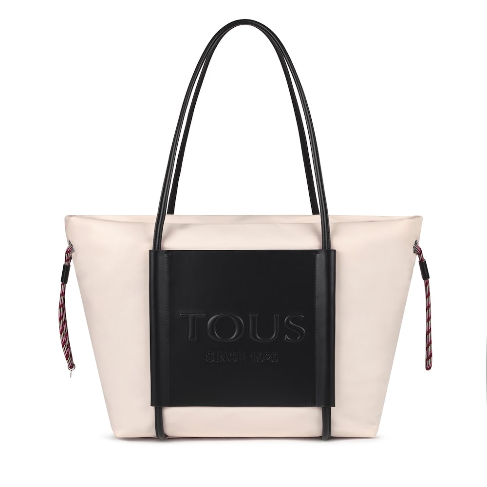 Large nude colored Empire Soft Tote bag