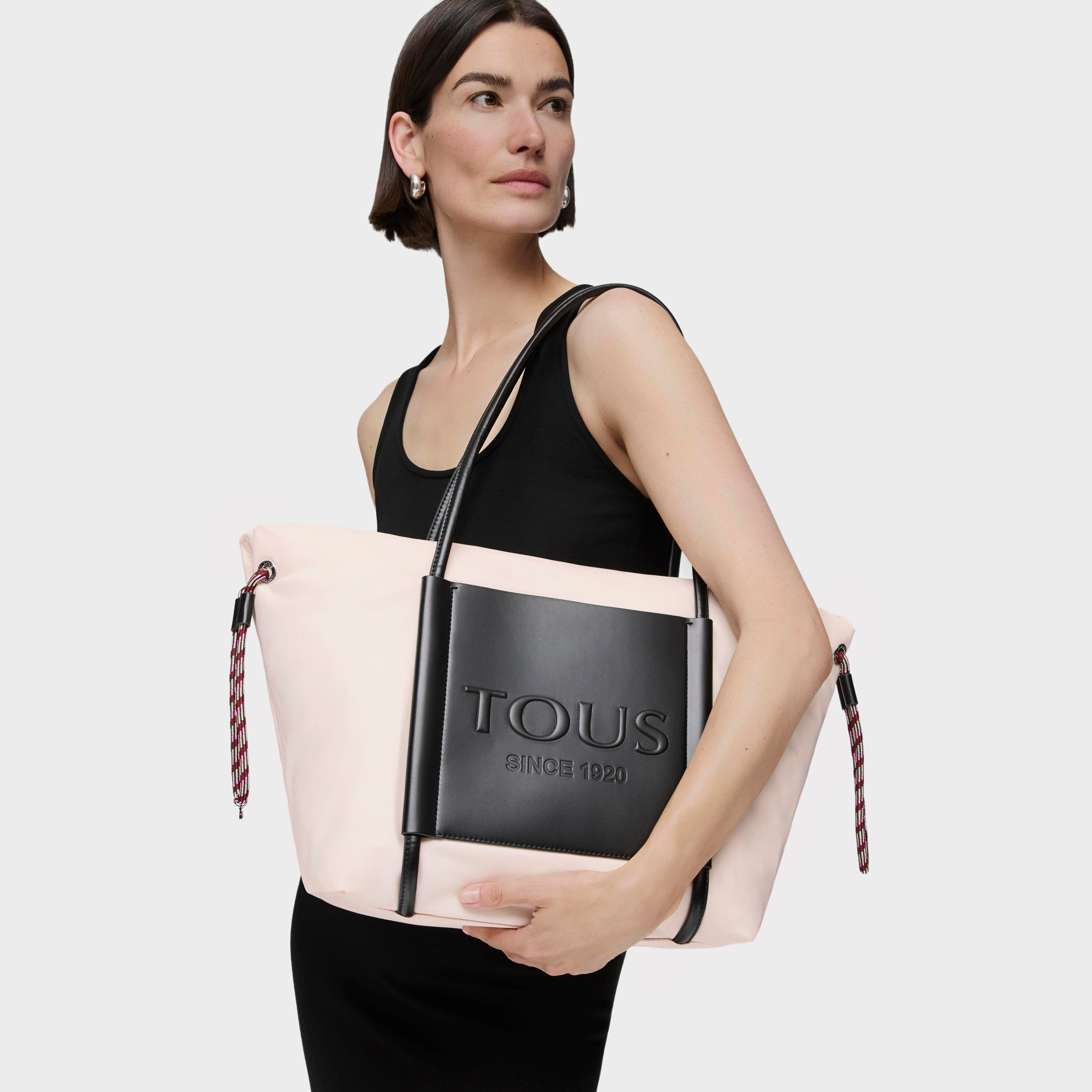 Large nude colored Empire Soft Tote bag