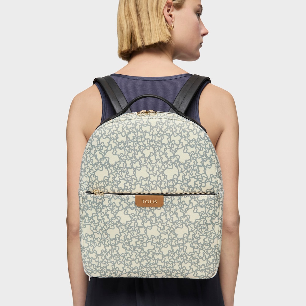 Mochila Kaos Mini beige y negro