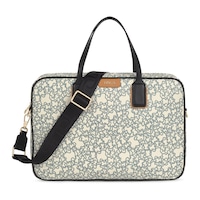 Kaos Mini beige and black briefcase