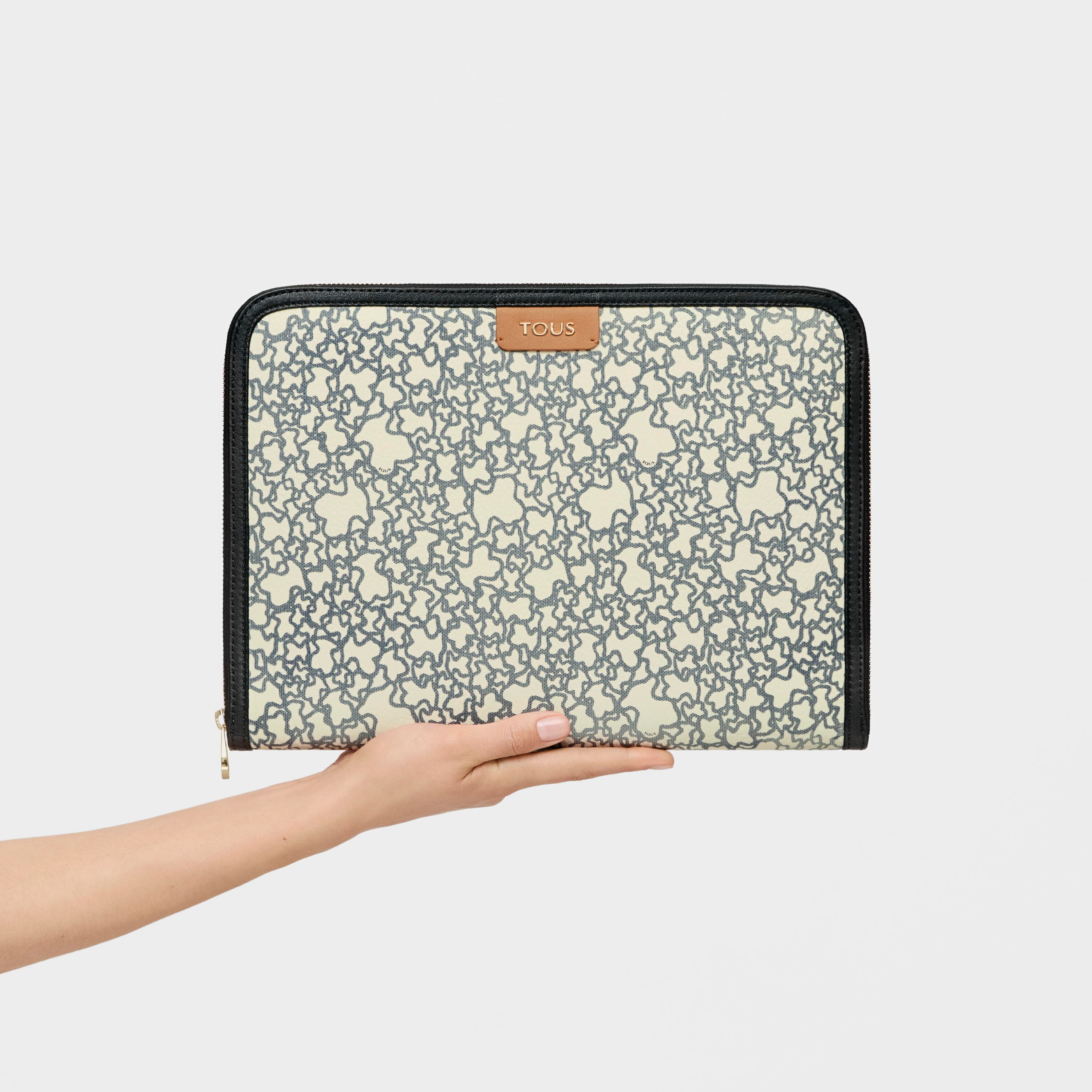 Document holder Kaos Mini beige and black