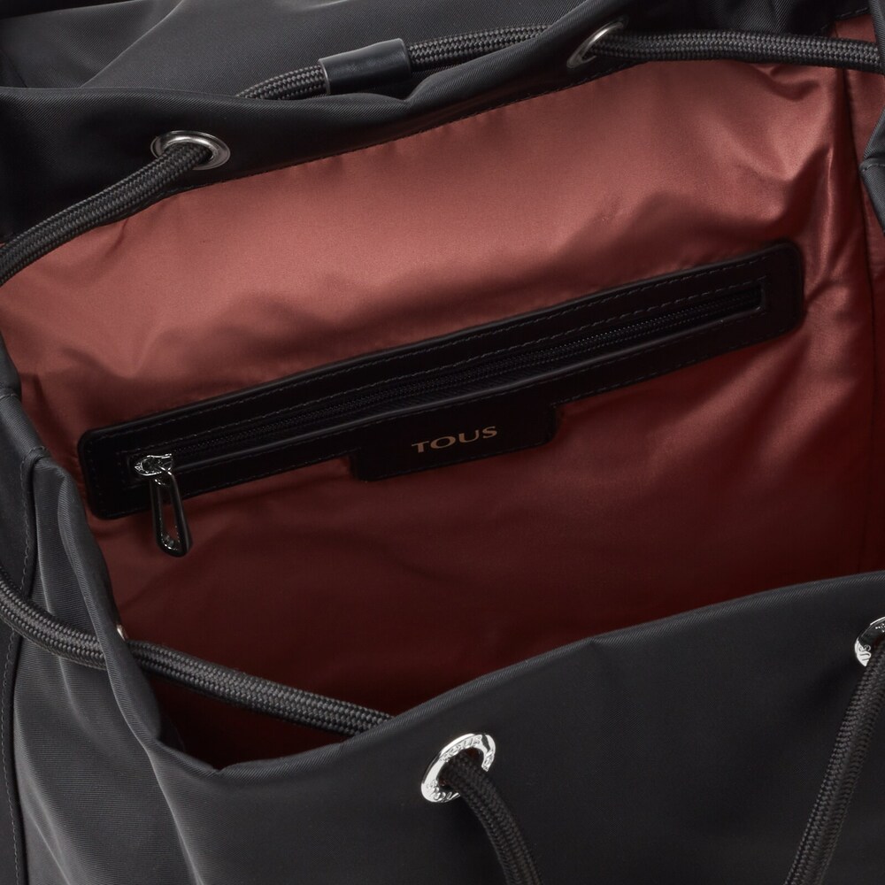 Black Empire Soft Chain Backpack