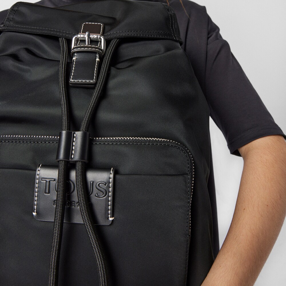 Black Empire Soft Chain Backpack