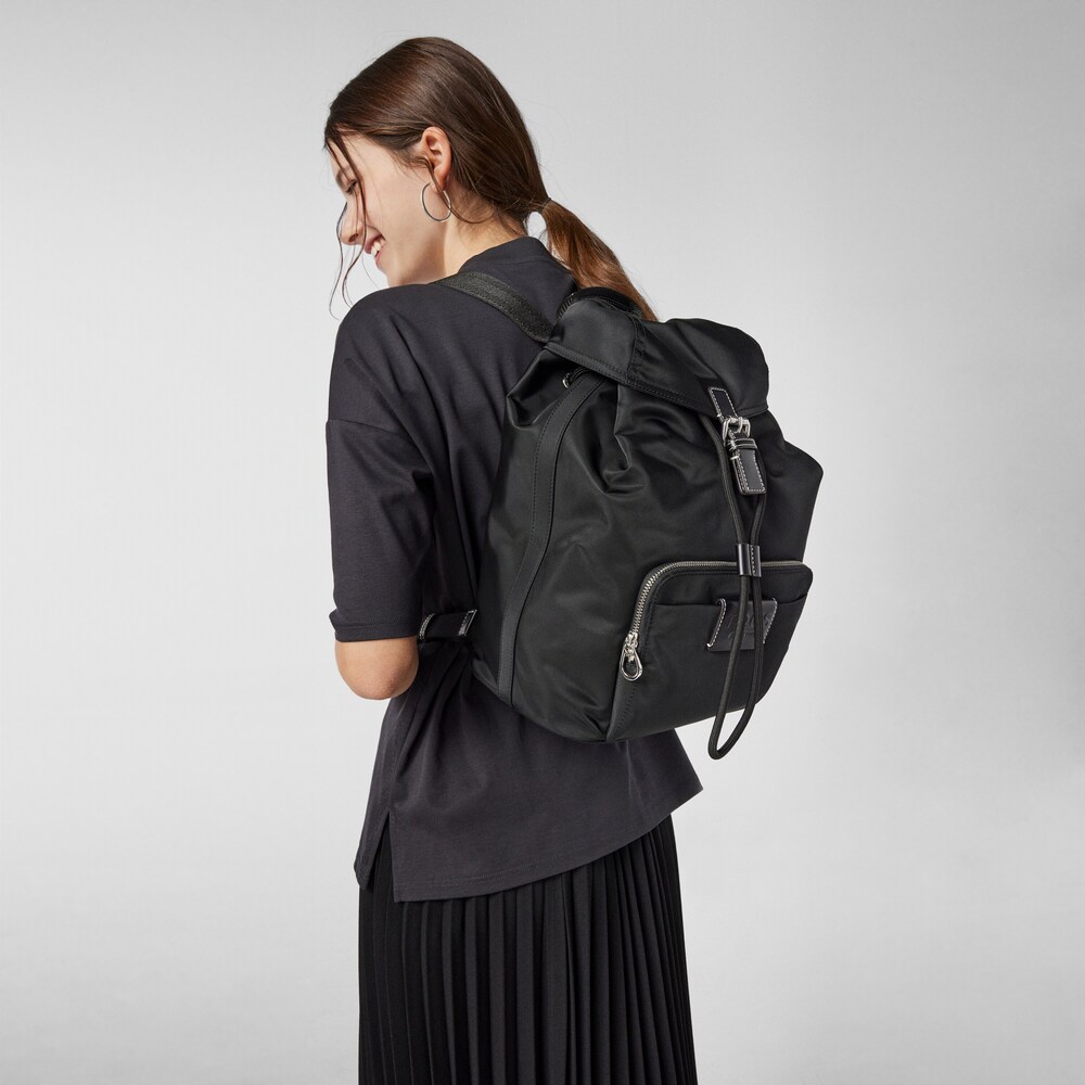 Black Empire Soft Chain Backpack