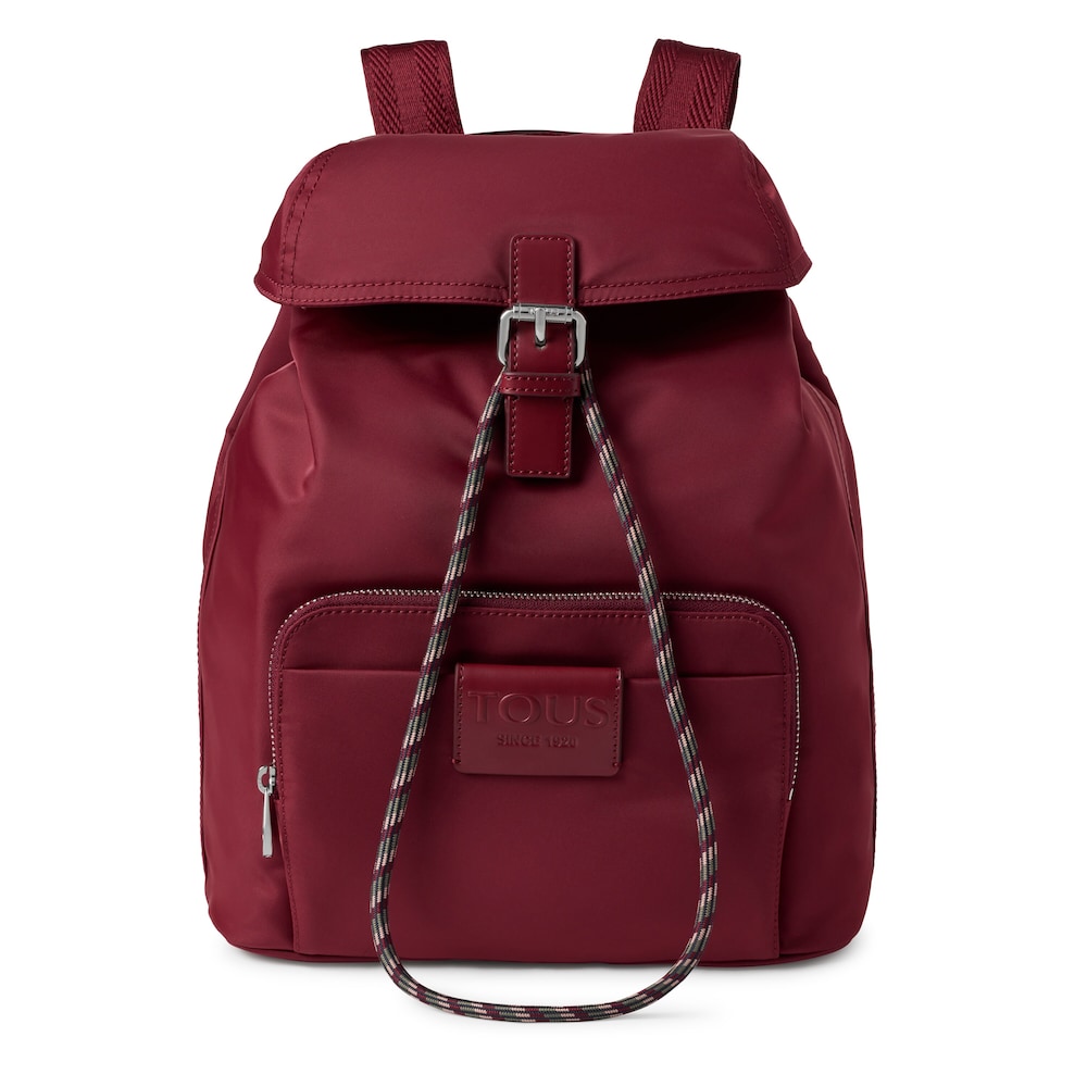 Burgundy Empire Soft Chain Backpack