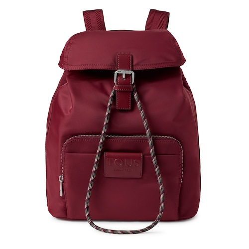 Burgundy Empire Soft Chain Backpack
