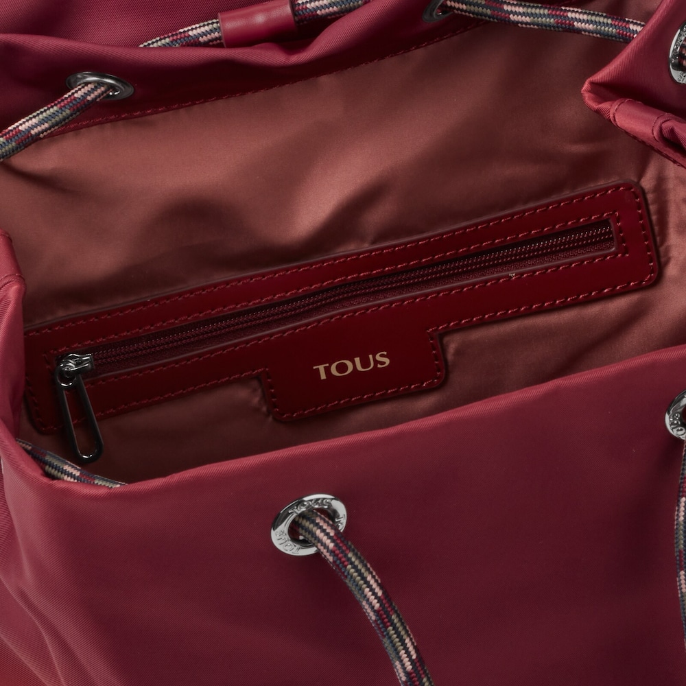 Burgundy Empire Soft Chain Backpack