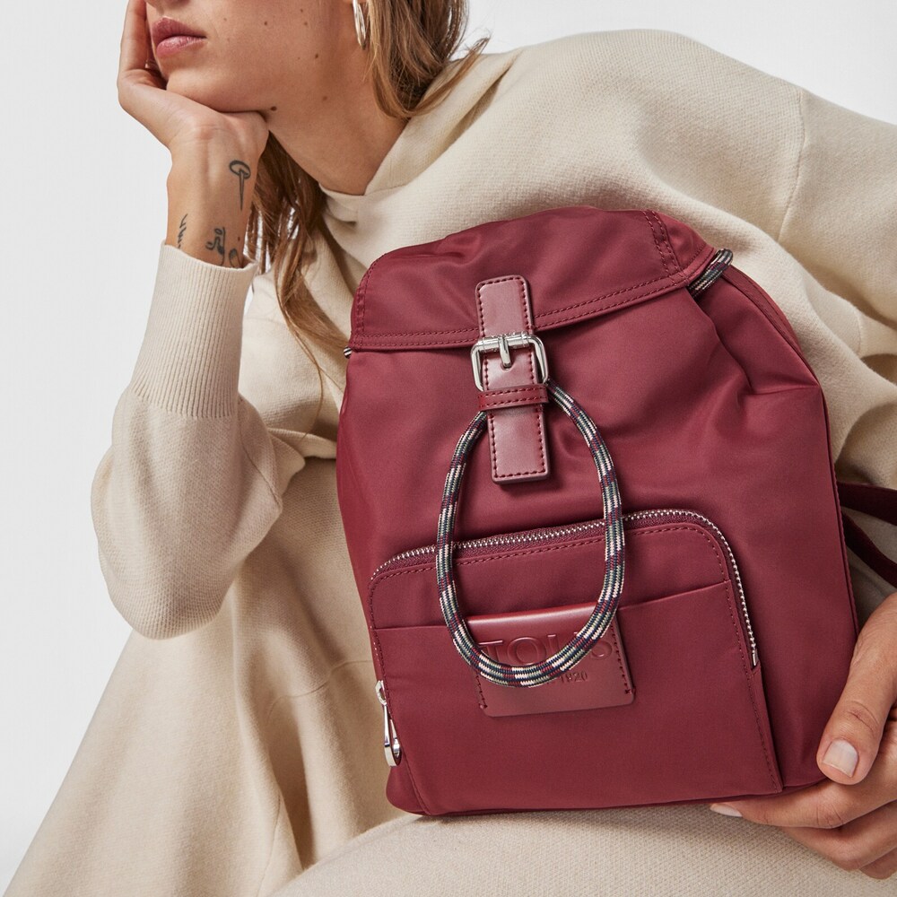 Sac &agrave; dos Empire Soft Chain petit bordeaux