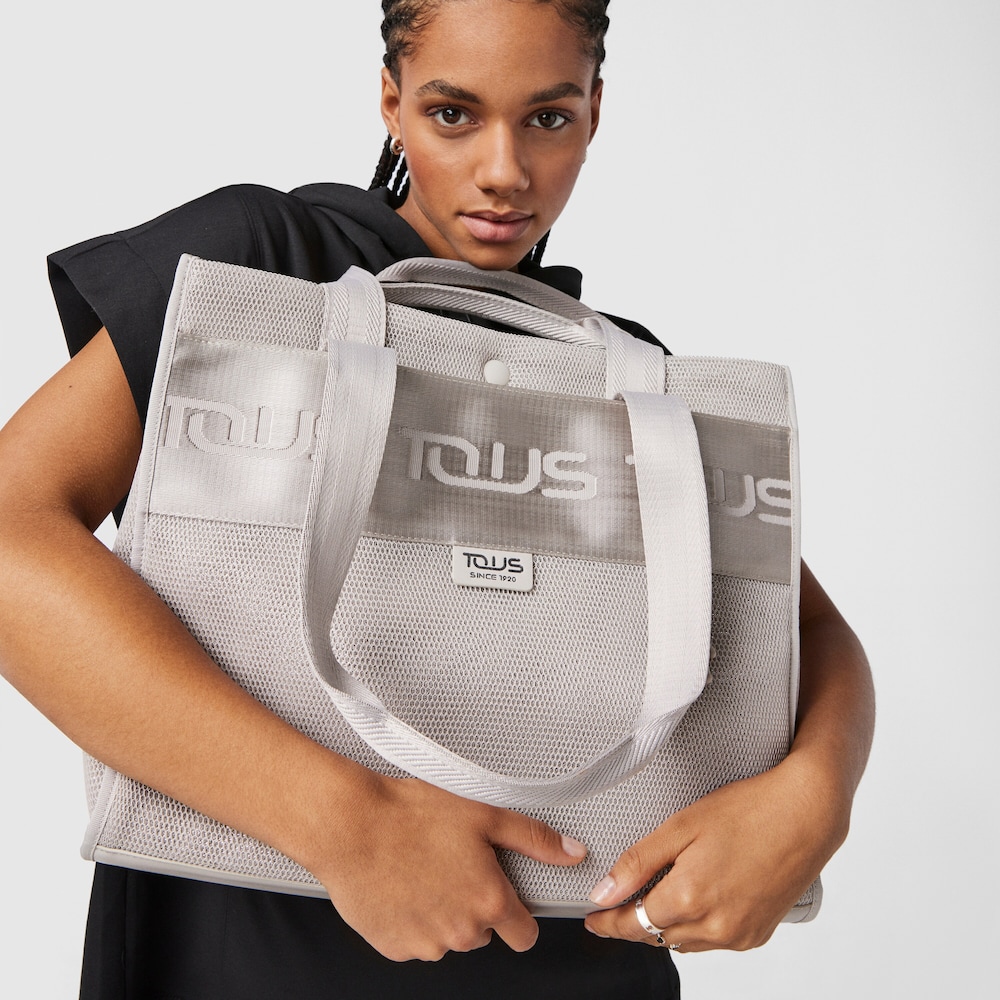 Shopping grande Ina TOUS gris